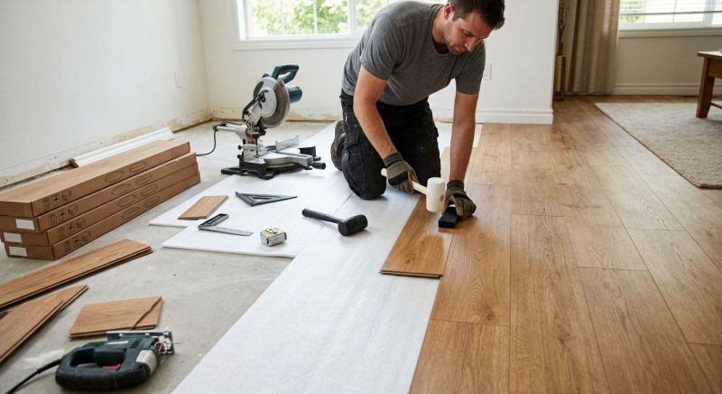 Laminate Floor Replacement in Bartlett, IL