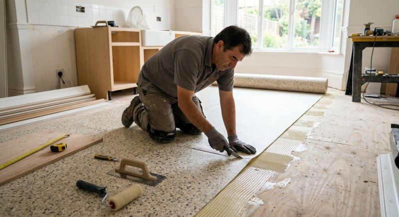 Linoleum Floor Installation in Hillside, IL