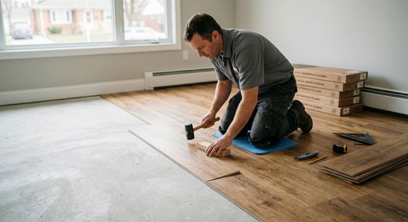 Linoleum Floor Installation in Lincolnshire, IL