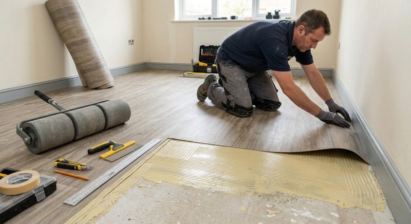 Sheet Flooring Installation in Des Plaines, IL