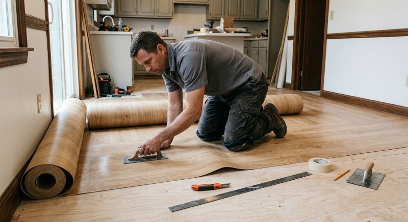 Sheet Flooring Installation in Elmhurst, IL