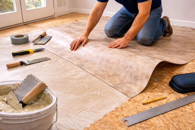 Sheet Vinyl Installation in Bartlett, IL