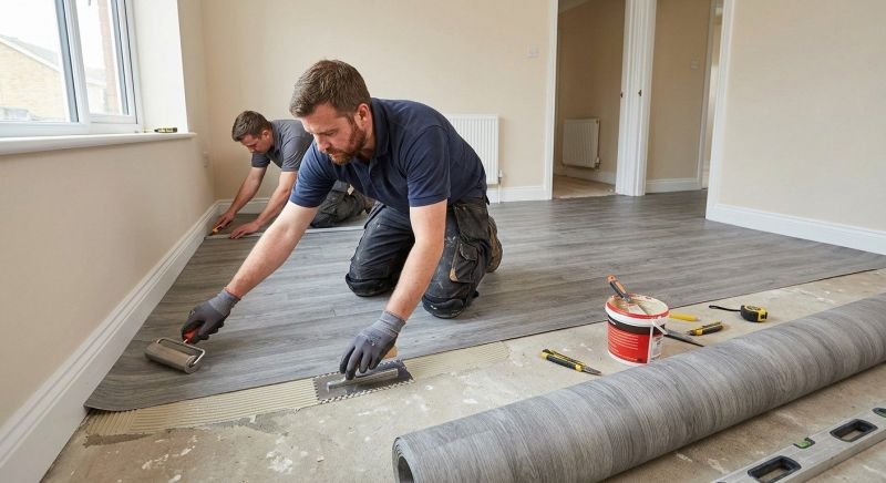 Sheet Vinyl Installation in Palos Hills, IL