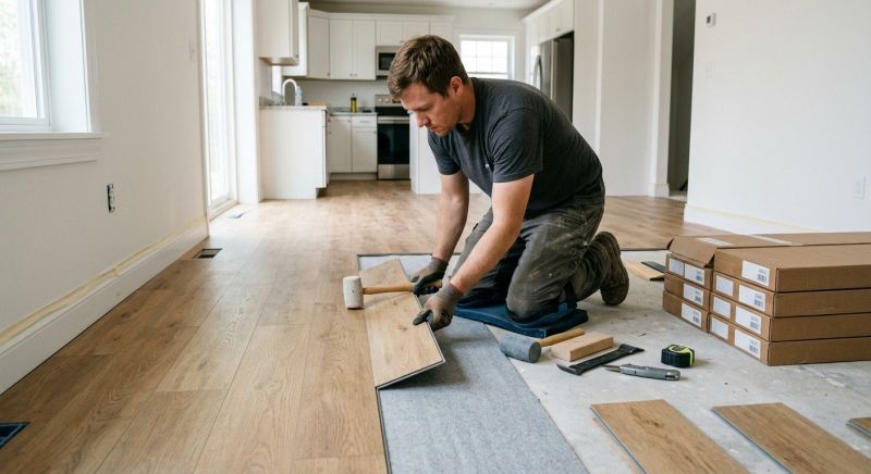 Vinyl Plank Floor Installation in Skokie, IL