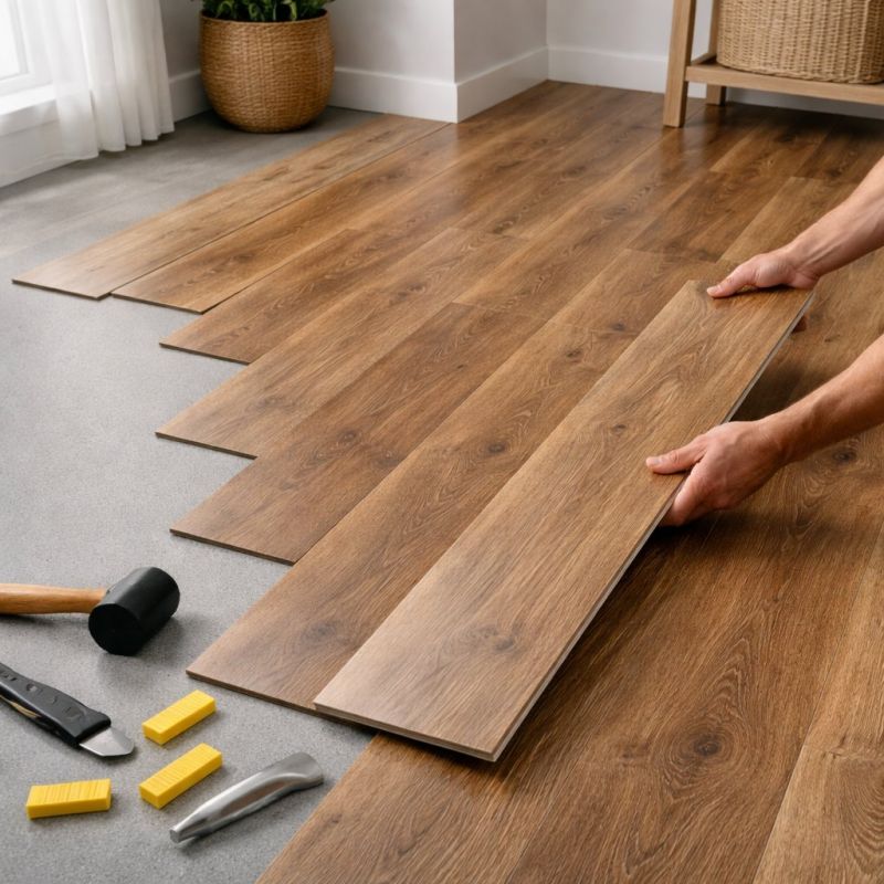 Vinyl Plank Floor Installation in Skokie, IL