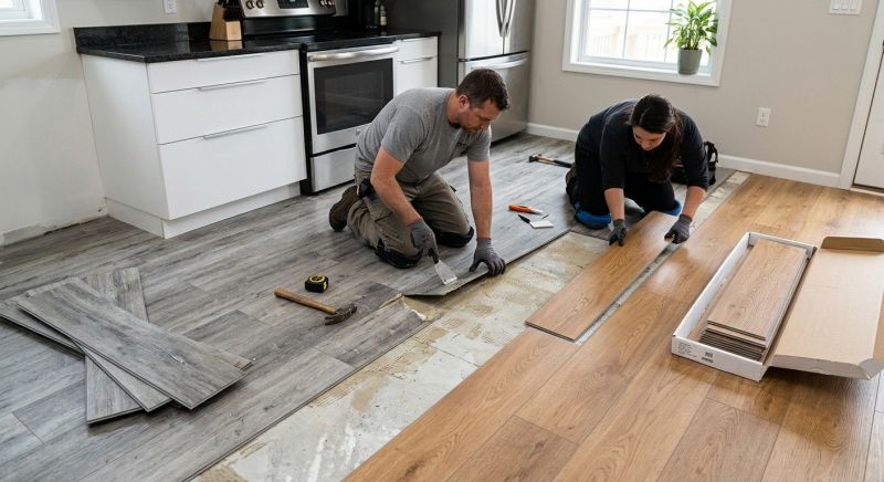 Vinyl Tile Replacement in Skokie, IL